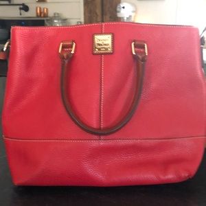 Dooney and Bourke Red leather hand bag